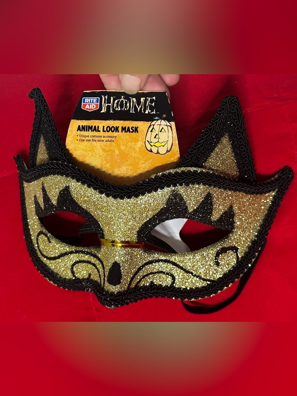Masquerade cat-style or costume eye mask, Costume Accessory, Halloween